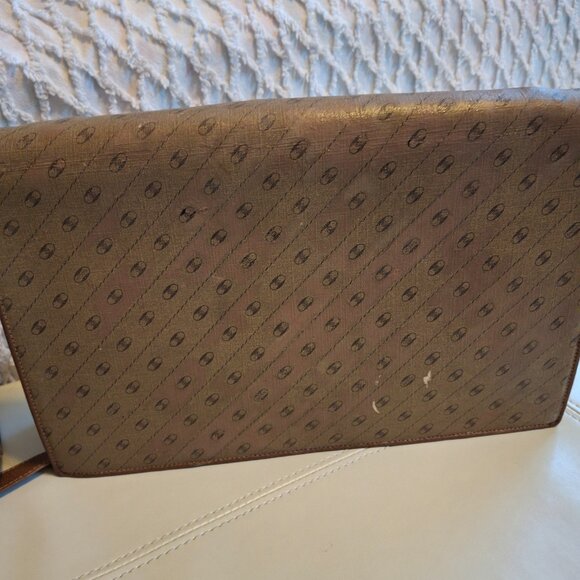 GUCCI Accessory Collection Envelope Purse Shoulder Bag Convertible Clut GG Logo - Picture 9 of 16